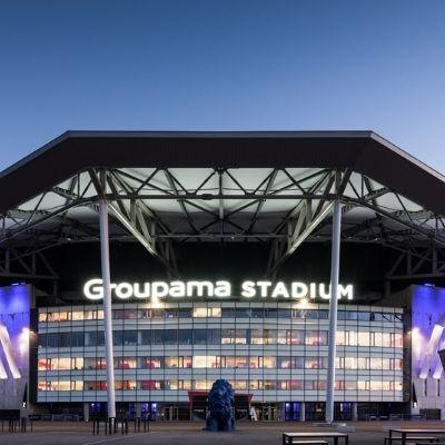 Logo groupama stadium Lyon