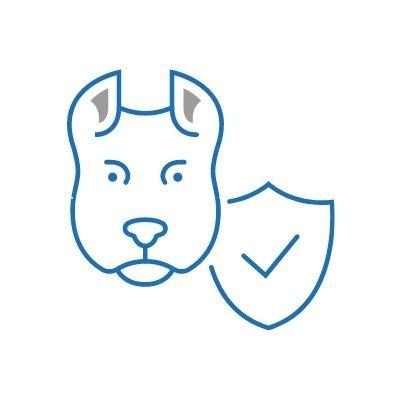 Logo chien sécurité